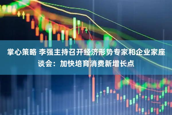 掌心策略 李强主持召开经济形势专家和企业家座谈会：加快培育消费新增长点